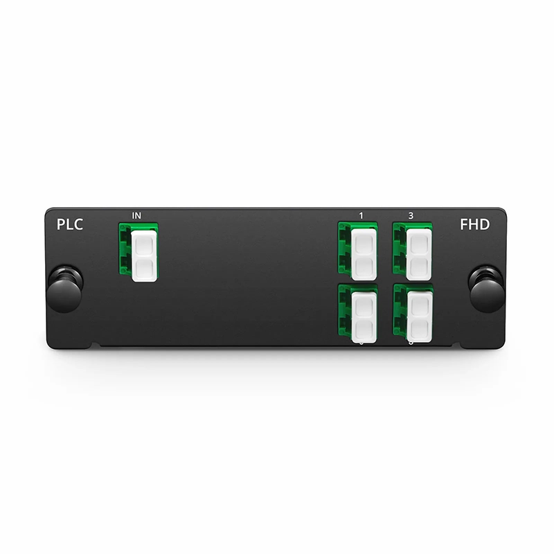 SFPS 1 x 8 PLC Fiber Splitter, Standard FHD Cassette LC/APC, Singlemode, for Optical LAN