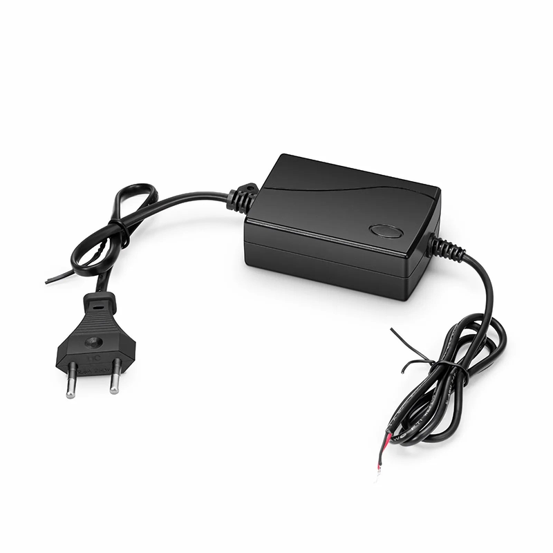 SFPS Mini Industrial 1x 10/100/1000Base-T RJ45 to 1x 1000Base-X Multimode SC 850nm 550m Gigabit Ethernet Media Converter, European Plug Standard
