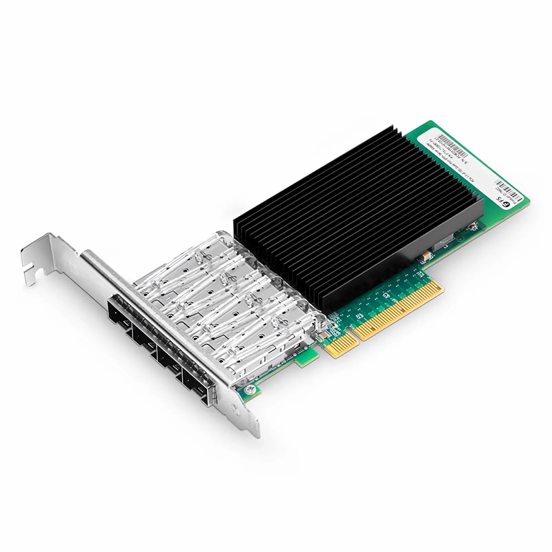 SFPS Intel XL710-BM1 Based Ethernet Network Interface Card, 10G Quad-Port SFP+, PCIe 3.0 x 8, Comparable to Intel X710-DA4, Full Height&Low Profile