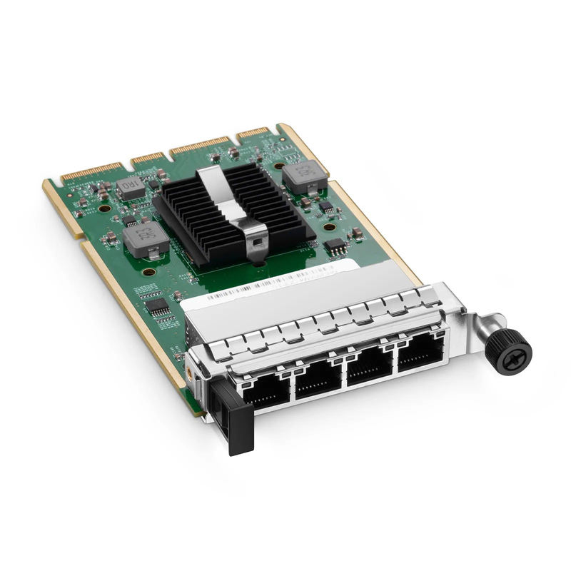 SFPS Intel I350-AM4 Based Ethernet Network Interface Card, 1G Quad-Port RJ45, OCP3.0, PCIe 2.0 x4, Comparable to Intel I350-T4, Tall&Short Bracket