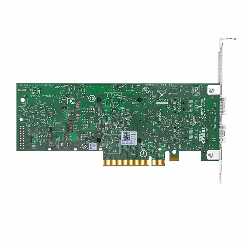 SFPS BroadcomA® BCM957414A4142CC Ethernet Network Interface Card, P225P 25GbE Dual-port SFP28, PCIe 3.0 x8, Standard & Low Profile