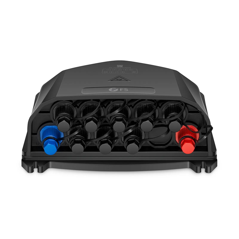 SFPS Fully Pre-Terminated Sub Box for Quick ODN, 10 ports, Hot-Melting (Non-open), 1x 9 Splitter (70:30), SC Hardened Adapter, Insertion Loss 2.2dB-16.3dB, Return Loss 55dB, PP+GF, IP68, Wall/Pole/Aerial, Indoor/Outdoor