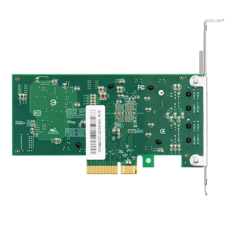 SFPS Intel X550-AT2 Based Ethernet Network Interface Card, 10GBase-T Dual-Port, PCIe 3.0 x 4, Comparable to Intel X550-T2, Full Height&Low Profile