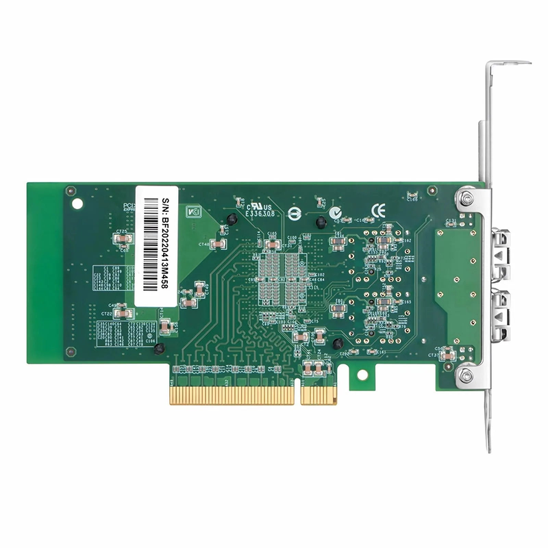 SFPS Intel 82599ES Based Ethernet Network Interface Card, 10G Dual-Port SFP+, PCIe 2.0 x8, Comparable to Intel X520-DA2, Full Height&Low Profile