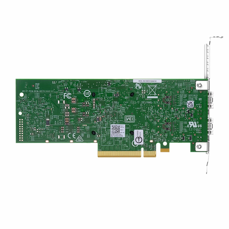 SFPS BroadcomA® BCM957412A4120AC Ethernet Network Interface Card, P210P 10GbE Dual-port SFP+, PCIe 3.0 x8, Standard & Low Profile