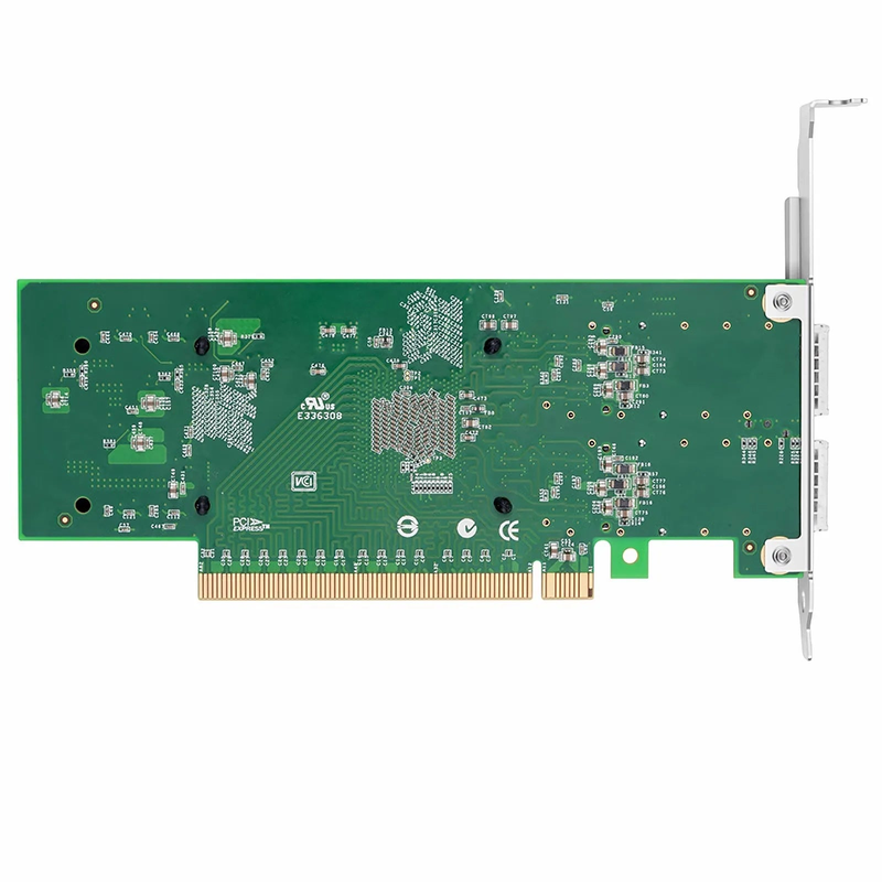 SFPS Intel E810-CAM2 Based Ethernet Network Interface Card, 100G Dual-Port QSFP28, PCIe 4.0 x 16, Comparable to Intel E810-CQDA2, Full Height&Low Profile