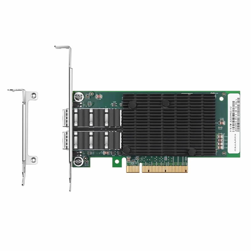 SFPS Intel 82599ES Based Ethernet Network Interface Card, 10G Dual-Port SFP+, PCIe 2.0 x8, Comparable to Intel X520-DA2, Full Height&Low Profile