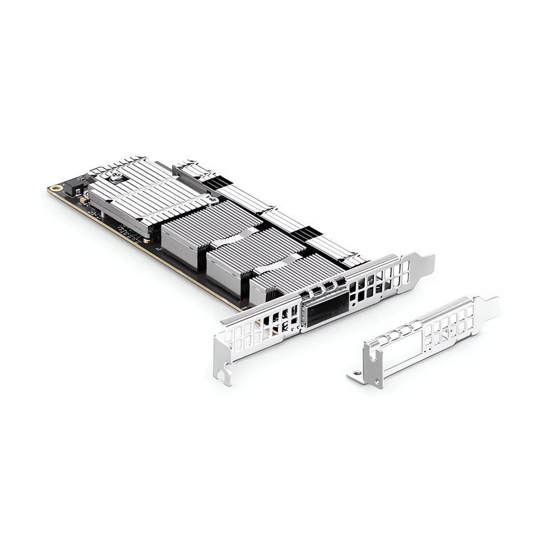 SFPS NVIDIA Mellanox MCX75310AAS-NEAT ConnectXA®-7 InfiniBand & Ethernet Adapter Card 400GbE/NDR, Single-Port OSFP, PCIe 5.0 x16, Secure Boot, Tall&Short Bracket