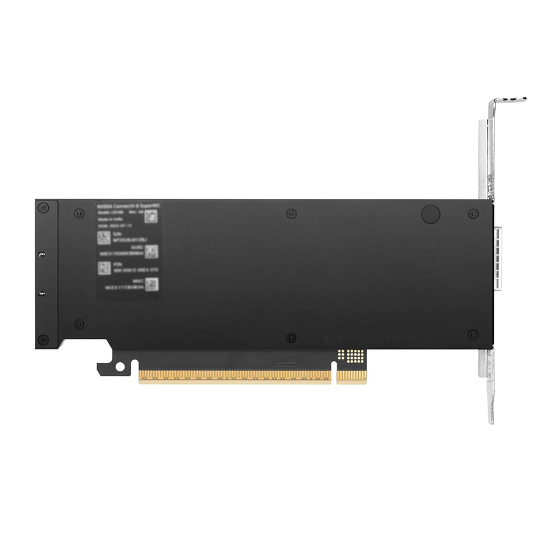 SFPS NVIDIA Mellanox C8180 900-9X81E-00EX-ST0 ConnectXA®-8 InfiniBand & Ethernet Adapter Card Socket-Direct 800GbE XDR/2 x 400GbE, Single-Cage OSFP, PCIe6.0 x16, Crypto and Secure Boot, Tall&Short Bracket