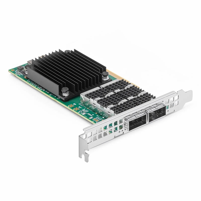 SFPS NVIDIA Mellanox MCX623106AN-CDAT ConnectXA®-6 Dx EN Network Interface Card, 100GbE Dual-Port QSFP56, PCIe4.0 x 16, Tall&Short Bracket