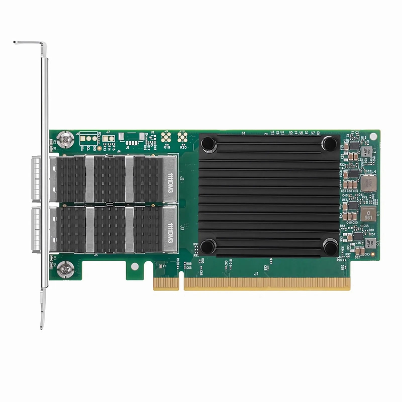 SFPS NVIDIA Mellanox MCX623106AN-CDAT ConnectXA®-6 Dx EN Network Interface Card, 100GbE Dual-Port QSFP56, PCIe4.0 x 16, Tall&Short Bracket