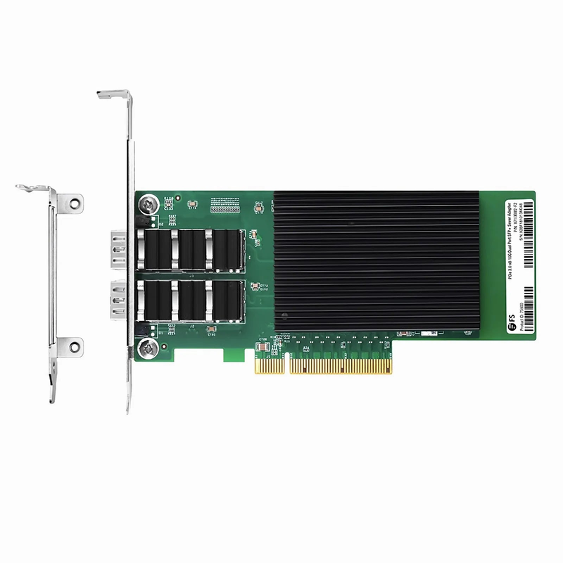 SFPS Intel X710-BM2 Based Ethernet Network Interface Card, 10G Dual-Port SFP+, PCIe 3.0 x 8, Comparable to Intel X710-DA2, Full Height&Low Profile