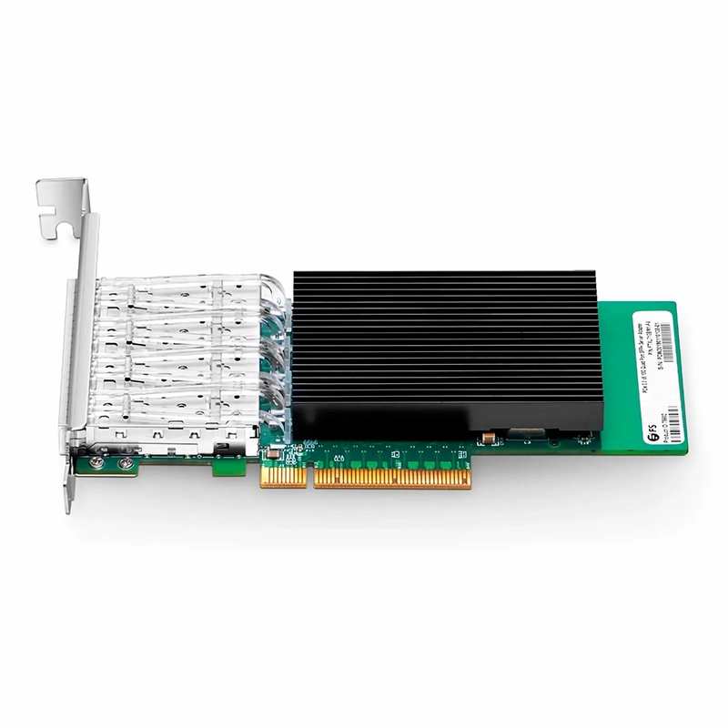 SFPS Intel XL710-BM1 Based Ethernet Network Interface Card, 10G Quad-Port SFP+, PCIe 3.0 x 8, Comparable to Intel X710-DA4, Full Height&Low Profile
