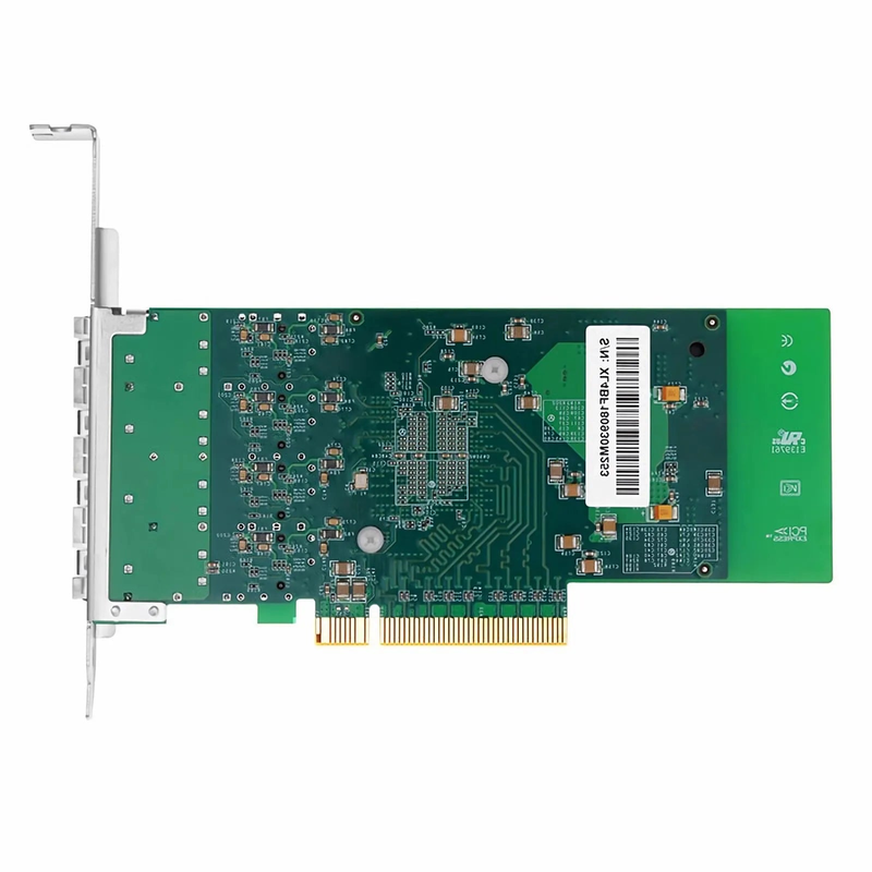 SFPS Intel XL710-BM1 Based Ethernet Network Interface Card, 10G Quad-Port SFP+, PCIe 3.0 x 8, Comparable to Intel X710-DA4, Full Height&Low Profile
