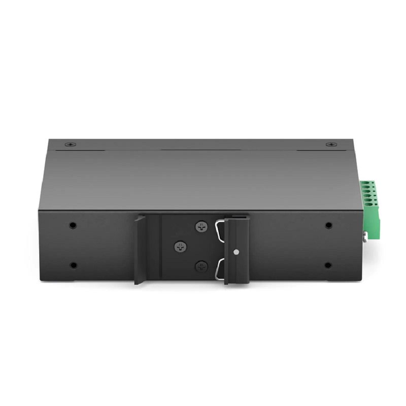 SFPS Industrial Managed 2x 10/100/1000Base-T RJ45 to 2x 100/1000/2500Base-X SFP Gigabit Ethernet Media Converter