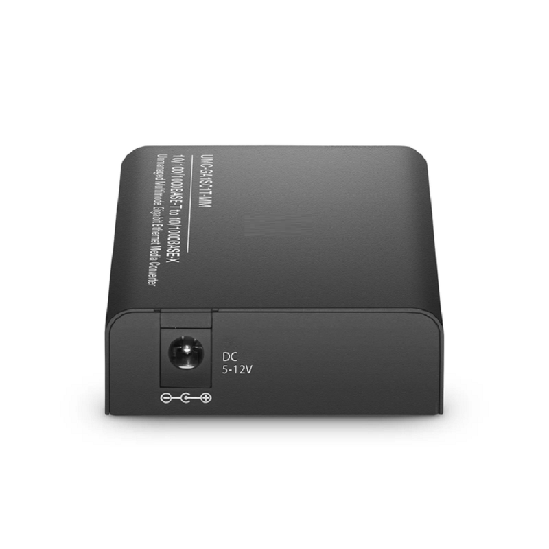 SFPS Mini Unmanaged 1x 10/100/1000Base-T RJ45 to 1x 100/1000Base-X Single Mode SC 1550nm 60km Gigabit Ethernet Media Converter, American Plug Standard