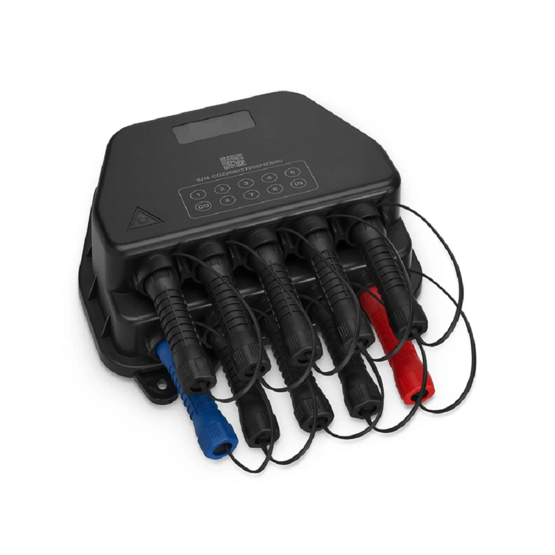 SFPS Universal Pre-Terminated End Box for Quick ODN, 9 ports, Mechanical Seal, 1x 8 Splitter, Hardened SC/APC Adapter, Insertion Loss 10.8dB, Return Loss 55dB, PC+ABS, IP65, Wall/Pole/Aerial, Indoor/Outdoor