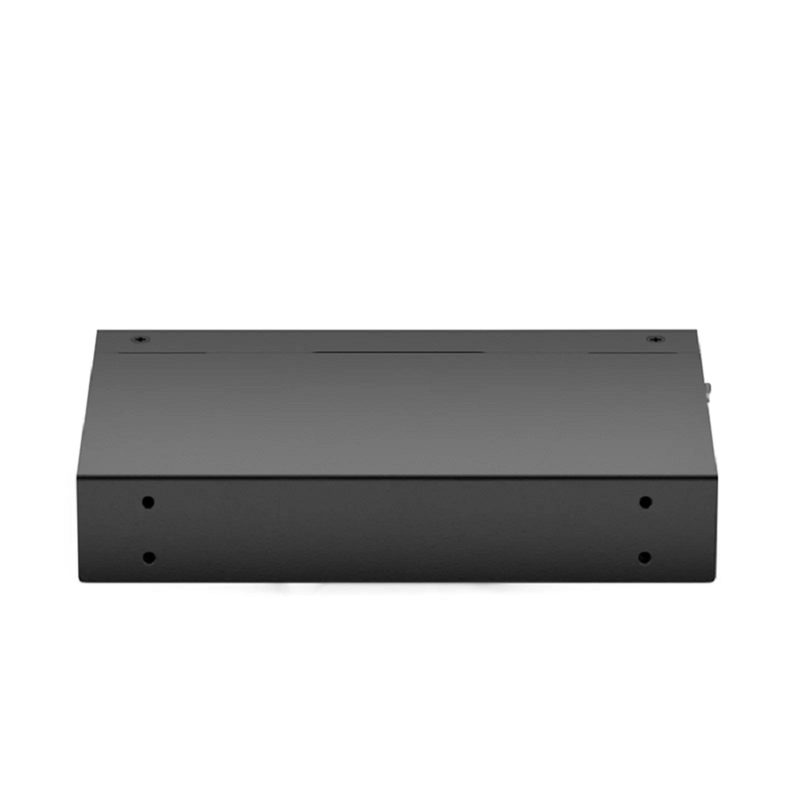 SFPS Managed 1x 100M/1G/2.5G/5G/10GBase-T RJ45 to 2x 10GBase-X SFP+ 10Gigabit Ethernet Media Converter, British Plug Standard