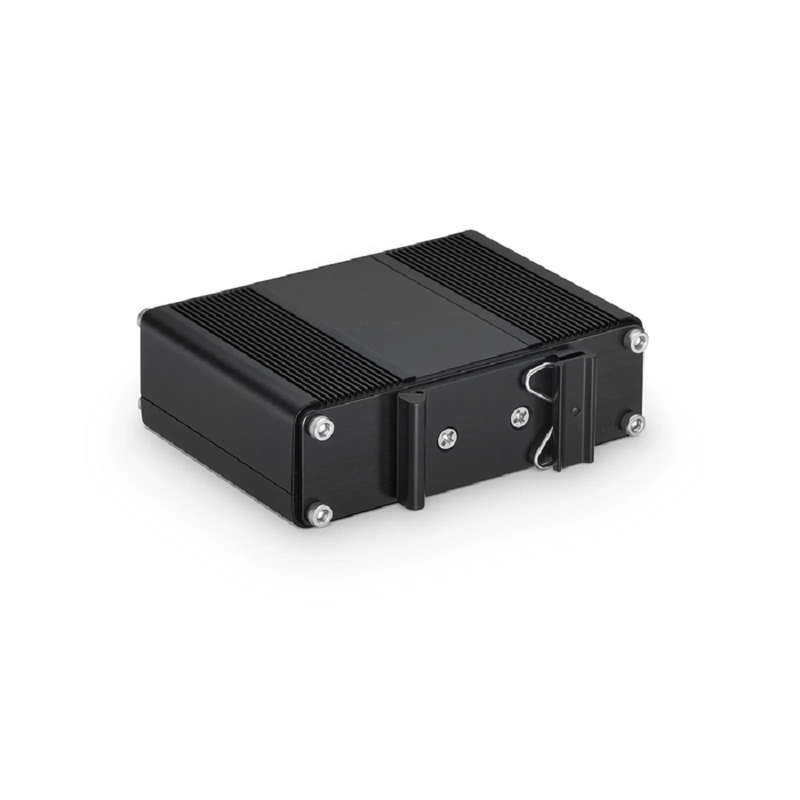 SFPS Unmanaged 4 x 10/100/1000Base-T RJ45 to 1 x 100/1000Base-X SFP Gigabit Ethernet PoE++ with PSE and PD Media Converter