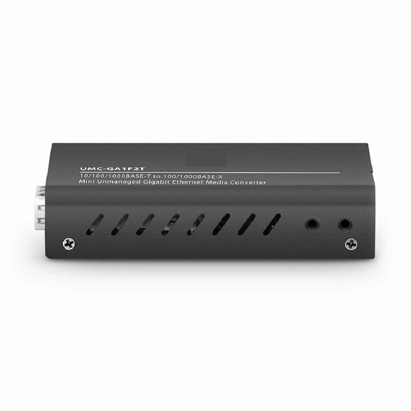 SFPS Mini Unmanaged 1x 100M/1G/2.5G/5G/10GBase-T RJ45 to 1x 10GBase-X SFP+ 10Gigabit Ethernet Media Converter, European Plug Standard