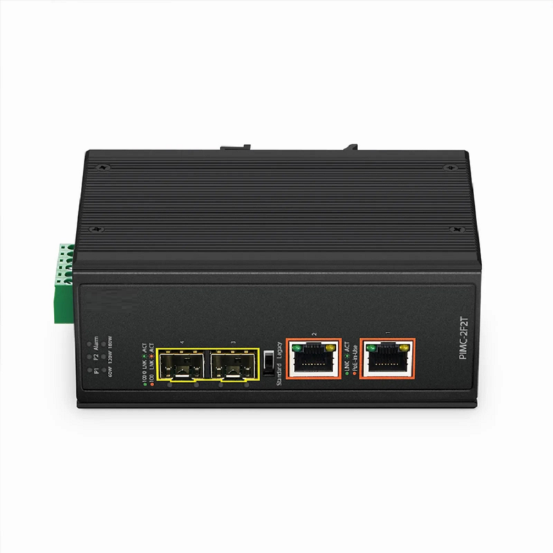 SFPS 2x 1G RJ45 to 2x 1G SFP, PoE++