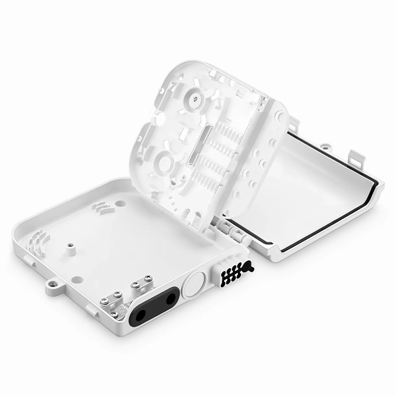 SFPS 8-fiber Optic Terminal Box, SC Simplex/LC Duplex, IP55, Wall/Pole Mount, Indoor and Outdoor