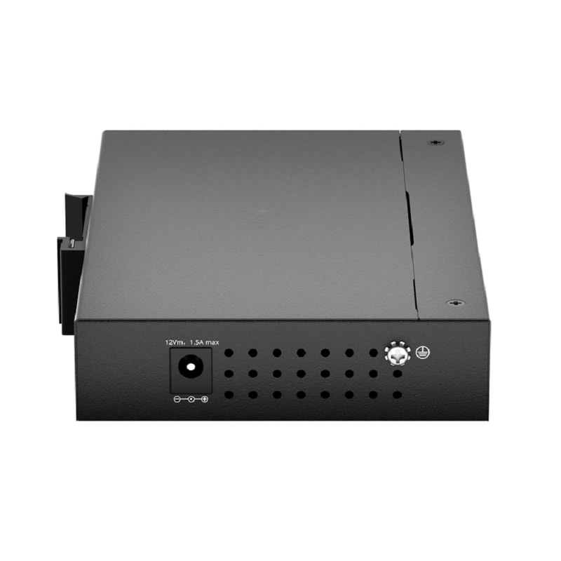 SFPS Managed 1x 10GBase-X to 1x 10GBase-X 2SFP+ 10Gigabit Ethernet Media Converter, American Plug Standard