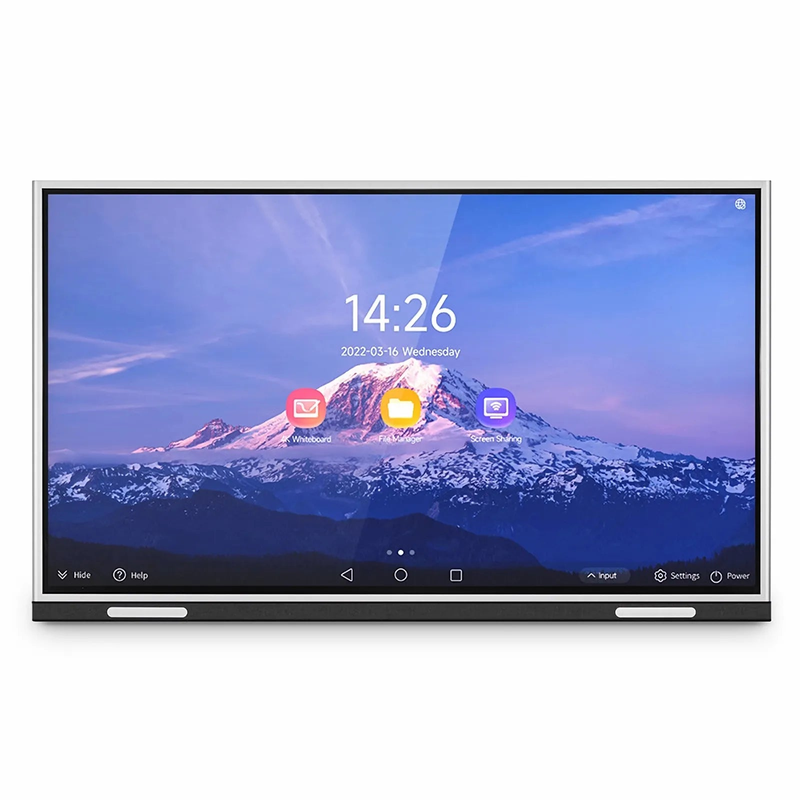 SFPS IWB-5386-S Interactive White Board with 4K UHD Anti-glare Display & 2 Pens, Support OTA Remote Upgrade & Screen Sharing, 86-Inch