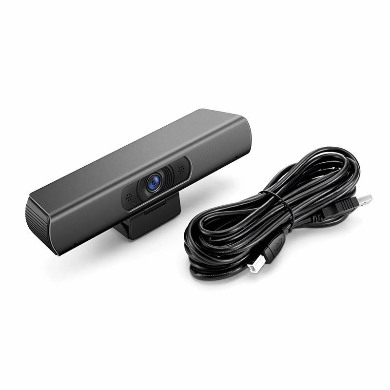 SFPS FC530 Full HD 1080p Video Conference Camera for Small Rooms, with 2 Microphones & 108 A° Wide Angle, USB Plug and Play