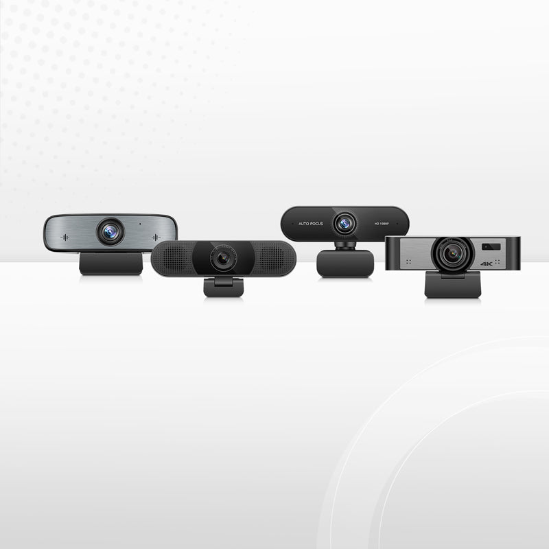 SFPS FC270-4K Ultra HD 4K Webcam for Video Calling and Conference, with 2 Microphones &  110 A° Wide Angle, USB Plug and Play