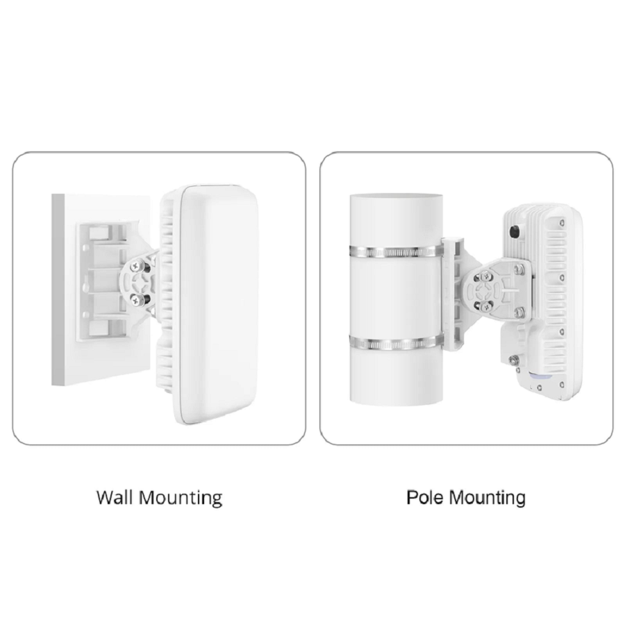 SFPS AP-T566D, Wi-Fi 6 802.11ax 1800 Mbps Outdoor Access Point, Seamless Roaming & 2 x 2 MU-MIMO Dual Radios, PicOSA®, Manageable via AmpCon-Campus (Without PoE Injector)