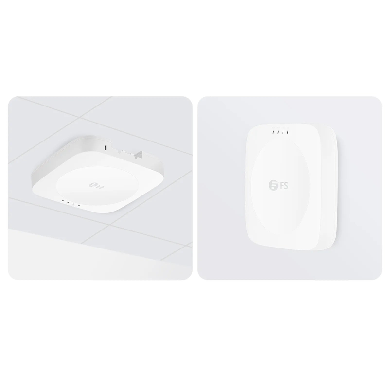 SFPS AP-N506, Wi-Fi 6 802.11ax 1800 Mbps Indoor Access Point, Seamless Roaming & 2 x 2 MU-MIMO Dual Radios, PicOSA®, Manageable via AmpCon-Campus (Without PoE Injector)