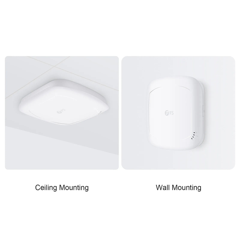 SFPS AP-N516, Wi-Fi 6 802.11ax 3000 Mbps Indoor Access Point, Seamless Roaming & 4 x 4 MU-MIMO Dual Radios, PicOSA®, Manageable via AmpCon-Campus (Without PoE Injector)