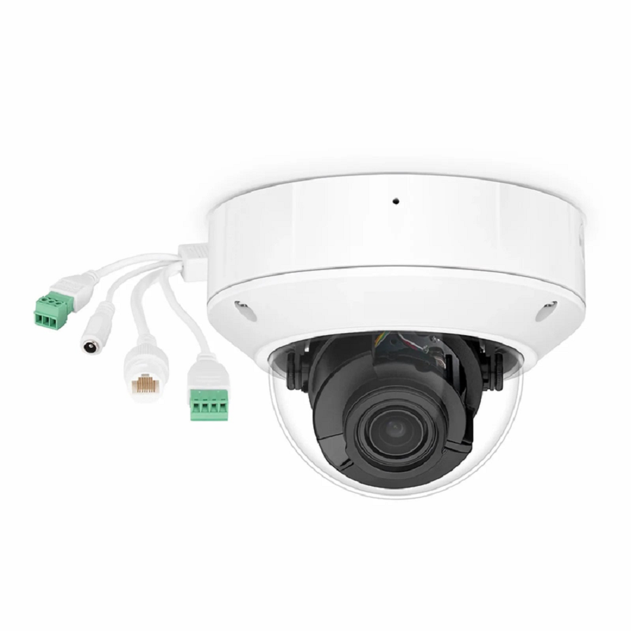 SFPS IPC304-8M-D Dome Camera, with 2.8 ~ 12mm Varifocal Lens, 8MP Resolution, Built-in Mic, 131ft Night Vision, Smart Intrusion Prevention IP67IK10 PoE Network Camera