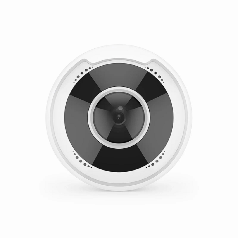 SFPS IPC301-5M-F Fisheye Camera, Fixed 5MP with Build-in Mic, 33ft Night Vision, IP66 & IK10 360A° Panoramic PoE Network Camera with 1.4mm Lens