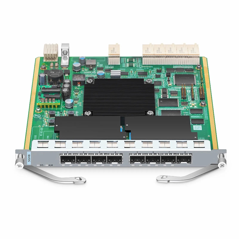 SFPS MS8100 SGH8, 8 x SFP, SDH Tributary Board or 8-way GE Dual-span Service Board, Combines with NXU/TN4/SH4 for Transponder/Muxponder Functionality