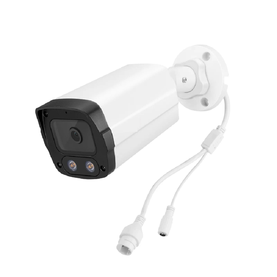 SFPS IPC201-8M-B Bullet Camera, with Fixed 2.8mm Lens, 8MP Resolution, Built-in Mic  Speaker, 98ft Night Vision, Smart Person/Vehicle Detection, IP67 PoE Network Camera