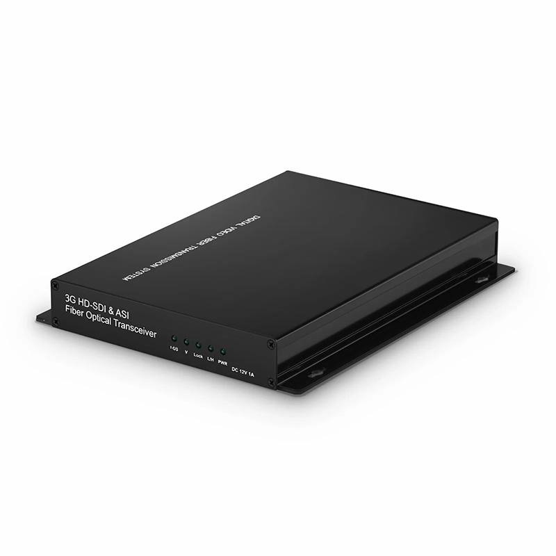 SFPS 4 Channel Unidirectional HD-SDI over Optical Fiber Transmitter and Receiver Set