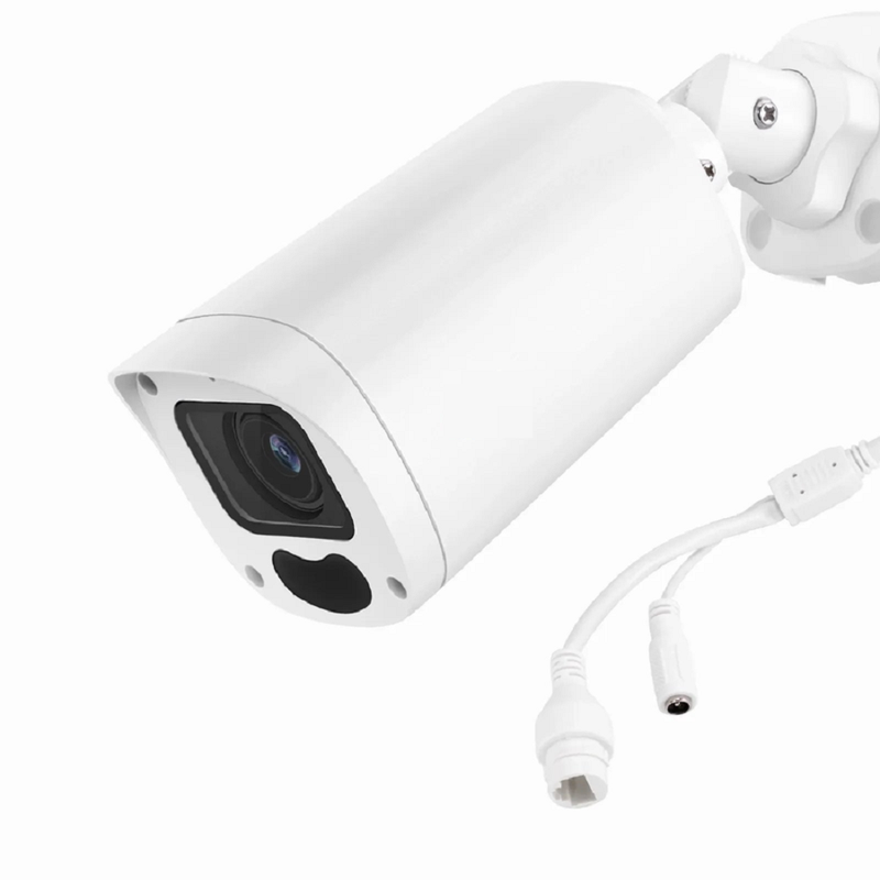 SFPS IPC104-5M-B, Super HD 5MP Bullet Network Camera with Built-in Mic, 164ft Night Vision, IP67 Weatherproof, Smart Behavior Detection, PoE Network Camera with Varifocal 2.8-12mm Lens