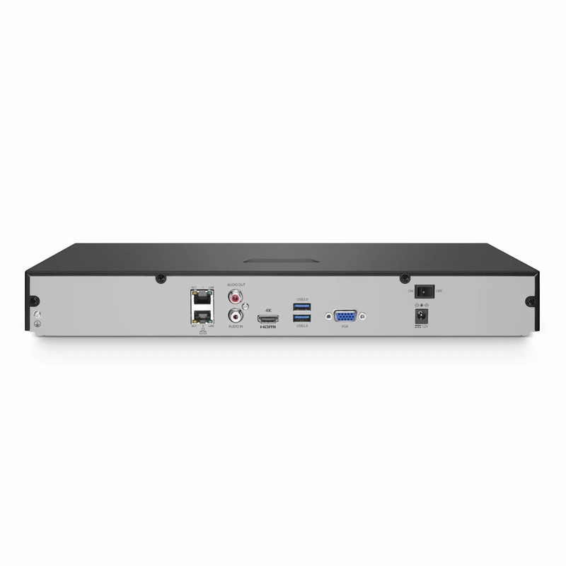 SFPS NVR102-16C, 16-Channel 1.5U 4K  H.265+ Decoding Format, Up to 2x8TB Hard Drive (Not Included), Live View/Playback Network Video Recorder