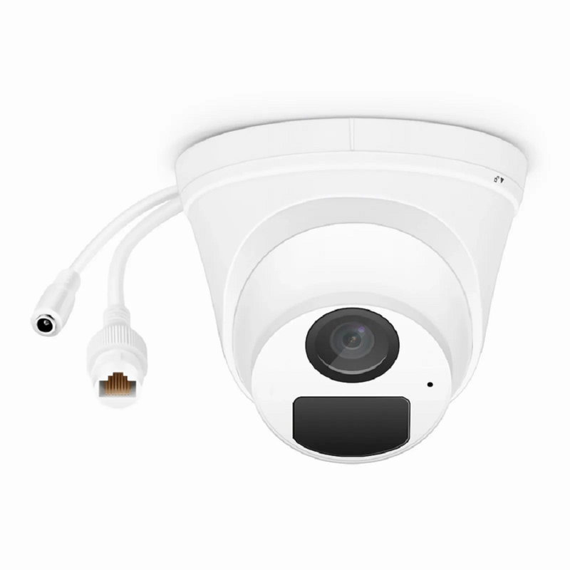 SFPS IPC101-2M-T, Full HD 2MP Turret Network Camera with Build-in Mic, 98ft Night Vision, IP67 Weatherproof PoE Network Camera with Fixed 2.8mm Lens