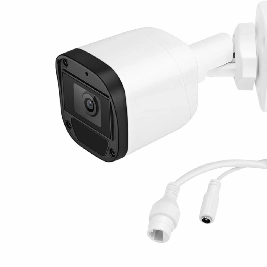 SFPS IPC101-5M-B, Super HD 5MP Bullet Network Camera with Built-in Mic, 98ft Night Vision, IP67 Weatherproof PoE Network Camera with Fixed 2.8mm Lens