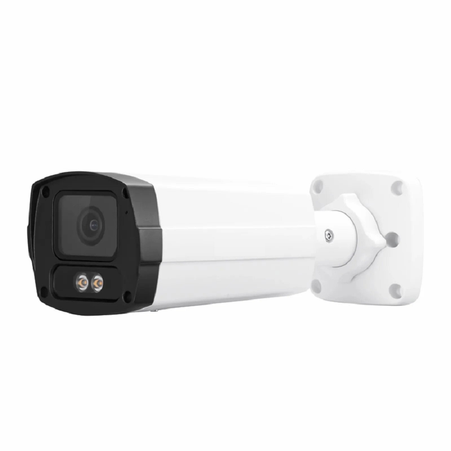 SFPS IPC501-FC-4M-B, 4MP Bullet PoE Network Camera with 98ft Color Night Vision, 120dB True WDR, Smart Intrusion Prevention, IP67 & IK10 Rating, 4.0mm Fixed Lens