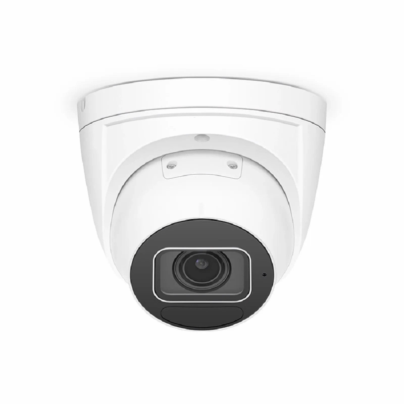 SFPS IPC501-FC-4M-T, 4MP Turret PoE Network Camera with Built-in Mic, 98ft Color Night Vision, 120dB True WDR, IP67 & IK10 Rating, 2.8mm Fixed Lens