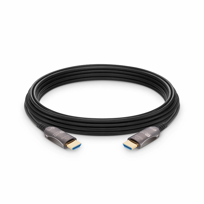 SFPS 164ft (50m) 4K 60Hz PVC High Speed HDMIA® Fiber Active Optical Cable (AOC) with Ethernet In Wall CL3 Rated