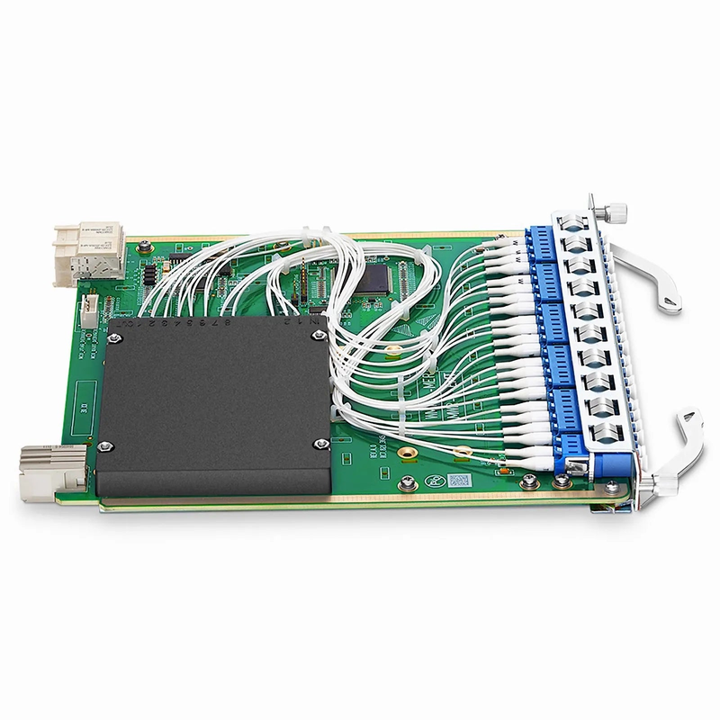 SFPS Customized 8 Channels Active DWDM Mux Demux, 100GHz, with Monitor Port and Cascade Port, LC/UPC, Dual Fiber, MS8100 Plug-in Module