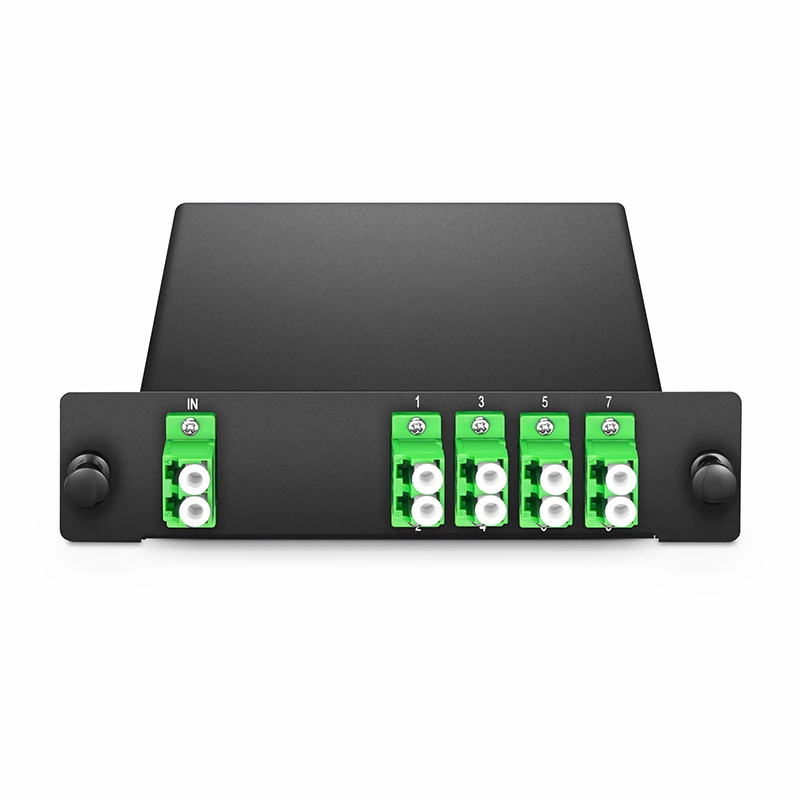 SFPS 1 x 8 PLC Fiber Splitter, Standard LGX Cassette, LC/APC, Singlemode
