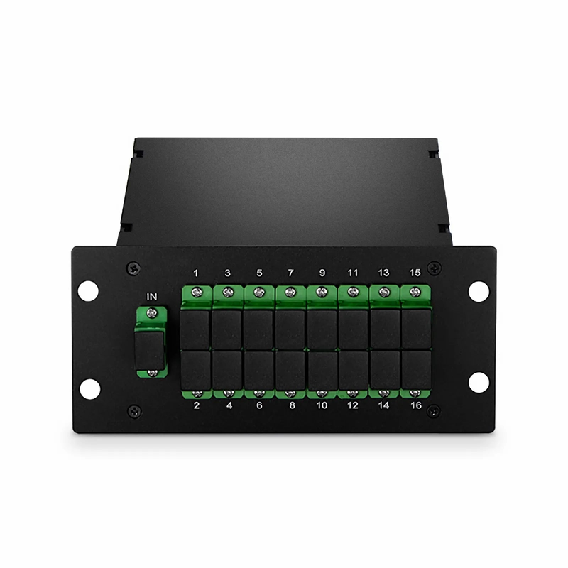 SFPS 1 x 16 PLC Fiber Splitter, Standard LGX Cassette, SC/APC, Singlemode, Used with 2U LGX Enclosure
