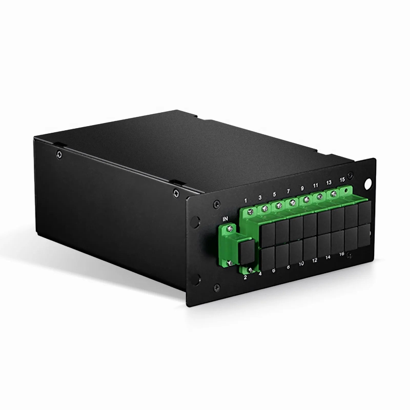 SFPS 1 x 16 PLC Fiber Splitter, Standard LGX Cassette, SC/APC, Singlemode, Used with 2U LGX Enclosure