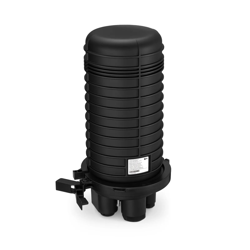 SFPS 240 Fibers 1In-4Out Dome Fiber Optic Splice Closure, Mechanical Seal, with 1 Pre-installed Fusion Splice Tray